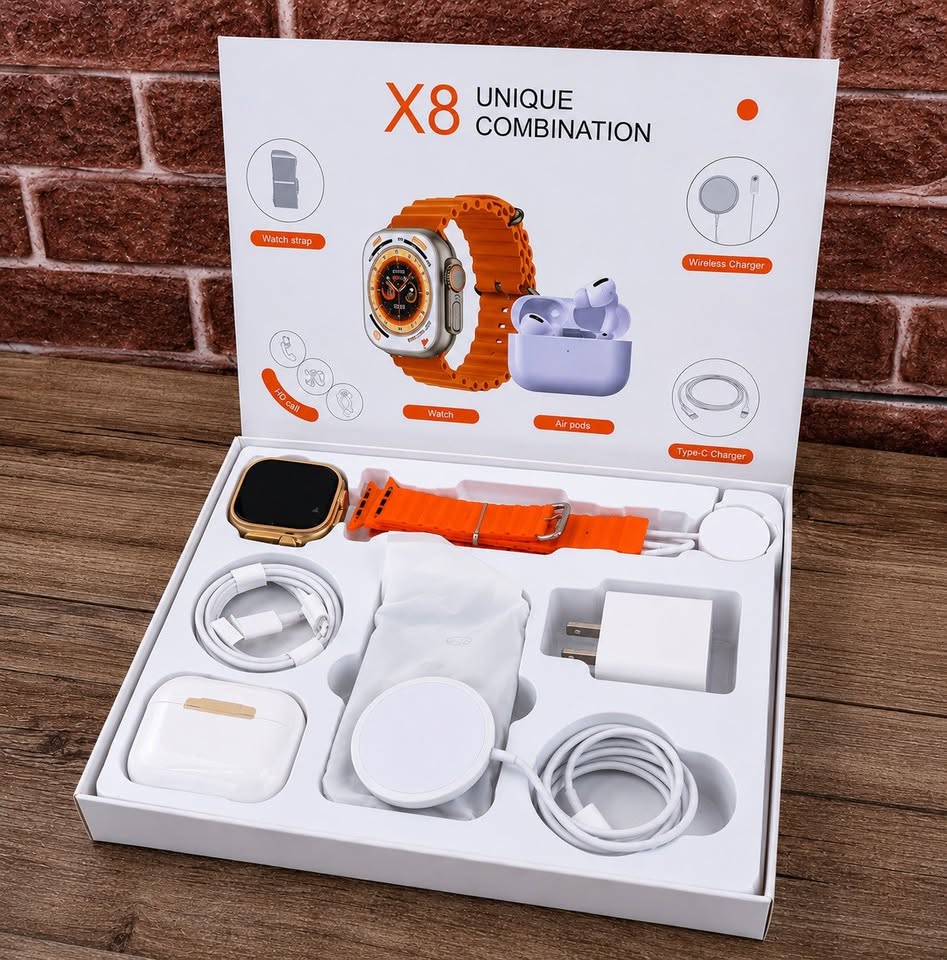 Audífonos + Smartwatch + 7 Pulsos + Protector + 🎁 ¡Regalo sorpresa!