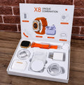 Audífonos + Smartwatch + 7 Pulsos + Protector + 🎁 ¡Regalo sorpresa!