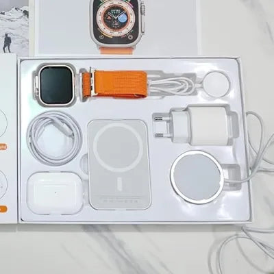 Audífonos + Smartwatch + 7 Pulsos + Protector + 🎁 ¡Regalo sorpresa!