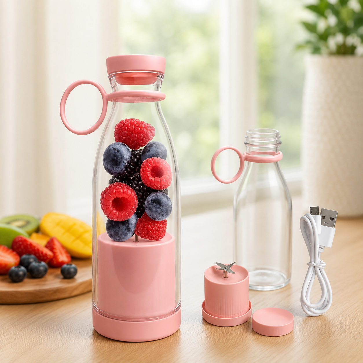 Mini Licuadora Portátil Multifuncional 380ml